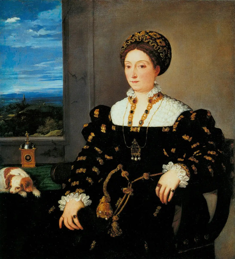 Portrett av Eleonora Gonzaga della Rovere - Titian