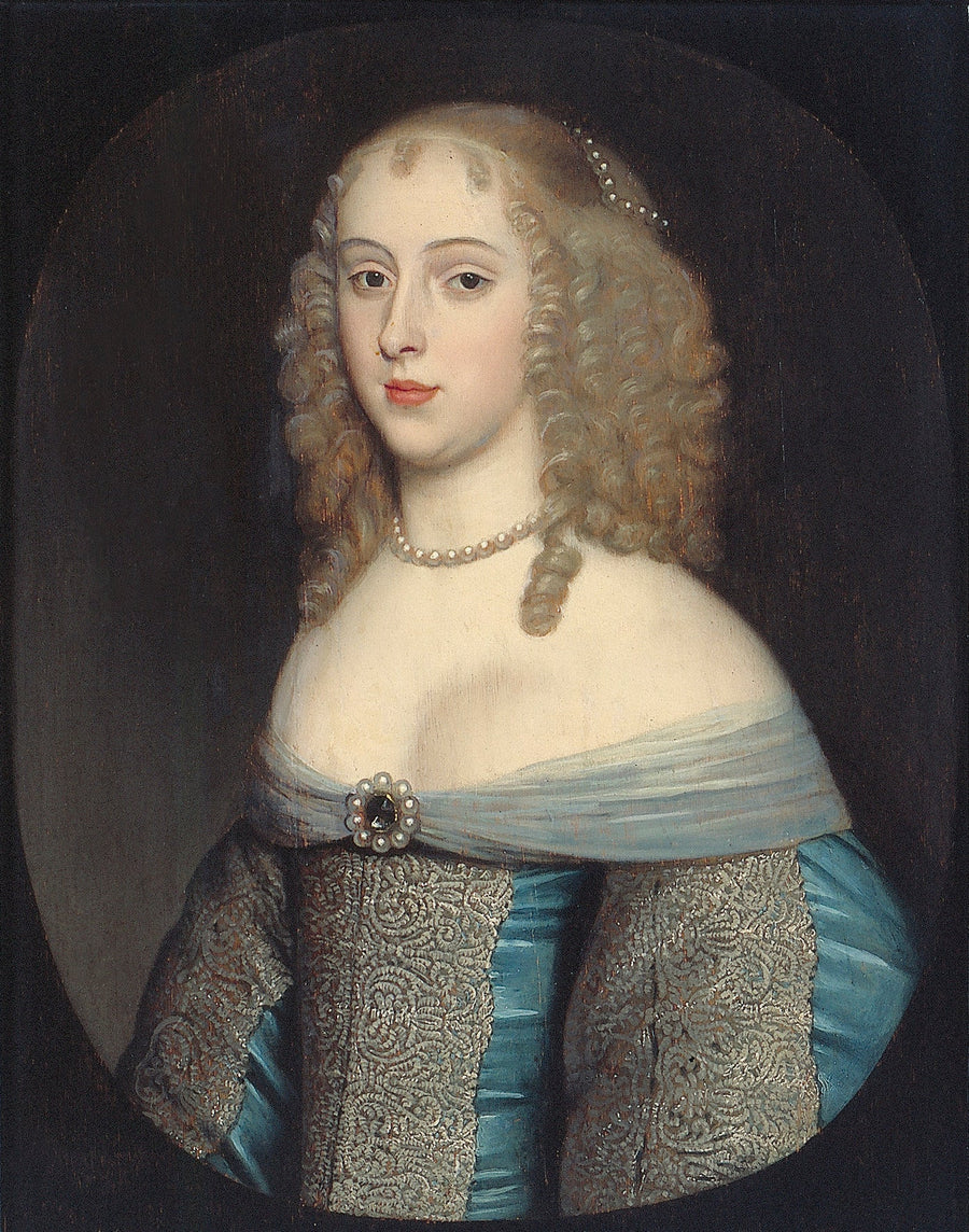 Portrett av Elisabeth van Nassau-Beverweerd (1633-1718) - Gerrit van Honthorst