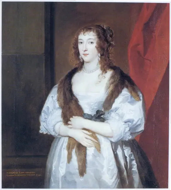 Portrett av Elizabeth Dormer (død i 1635), ektefelle av Edward Somerset, 2. greve av Worcester - Antoine van Dyck

Source:
Portrait d'Elizabeth Dormer (décédée en 1635), echtgenote van Edward Somerset, 2e marquis de Worcester - Antoine van Dyck