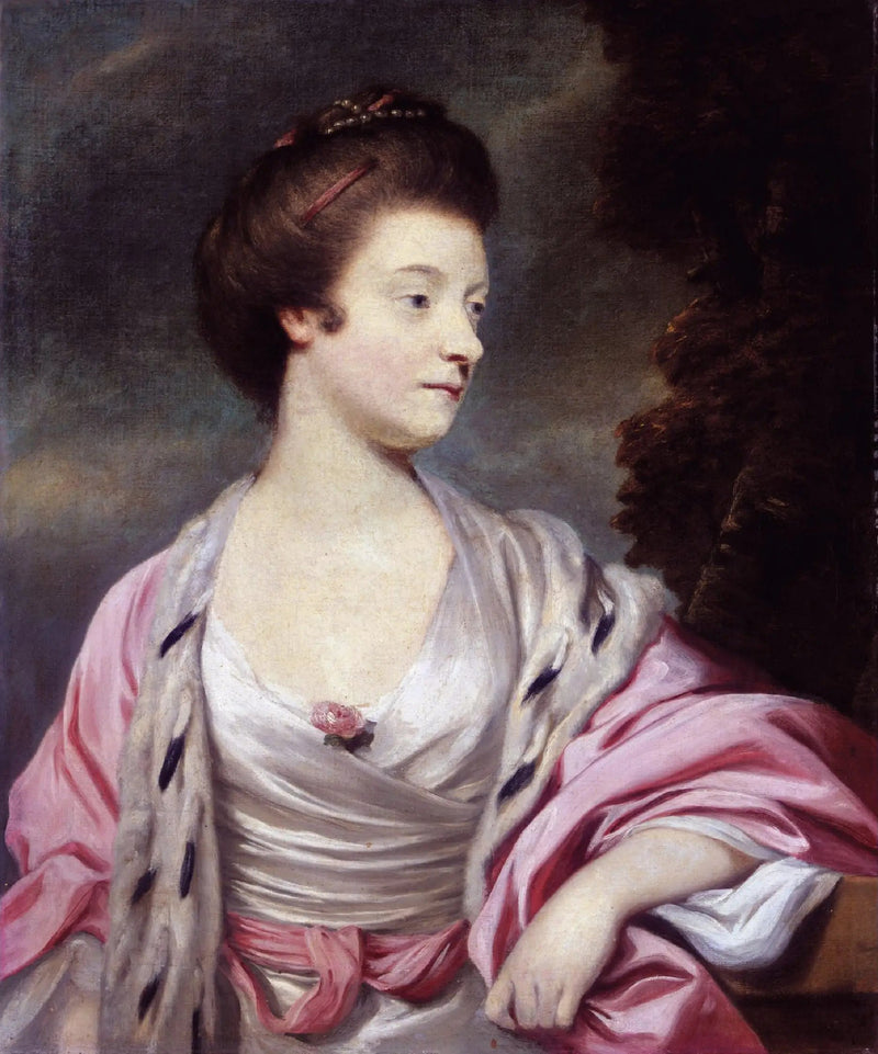 Portrett av Elizabeth, Lady Amherst (1740-1830) (født Elizabeth Cary) - Joshua Reynolds