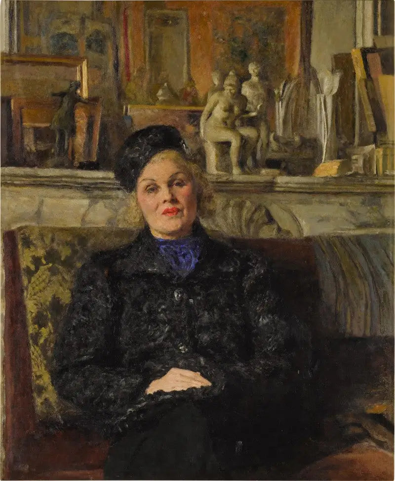 Portrett av Elvira Popesco - Édouard Vuillard