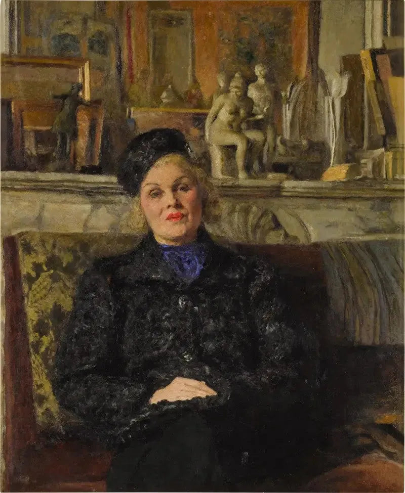 Portrett av Elvira Popesco - Édouard Vuillard
