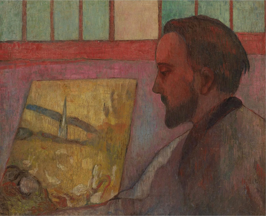 Portrett av Émile Schuffenecker - Émile Bernard