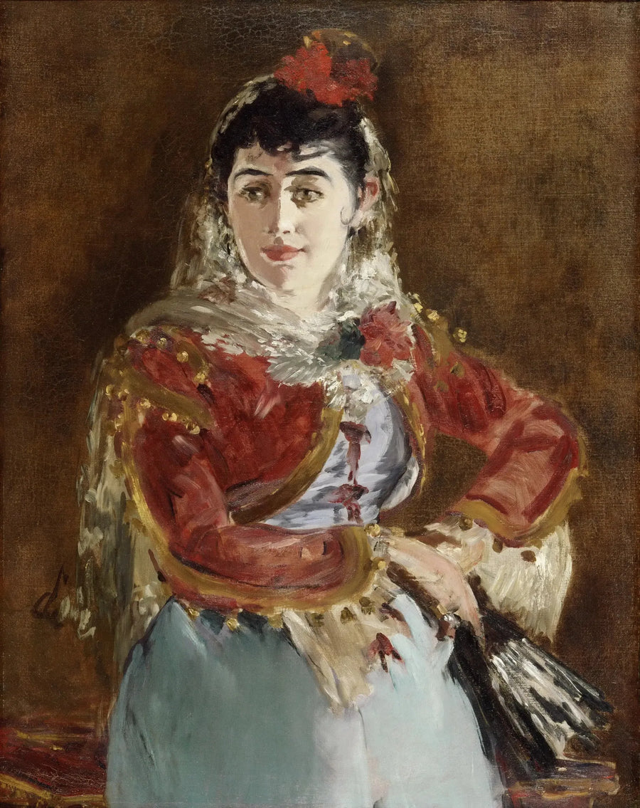 Portrett av Émilie Ambre i rollen som Carmen - Édouard Manet