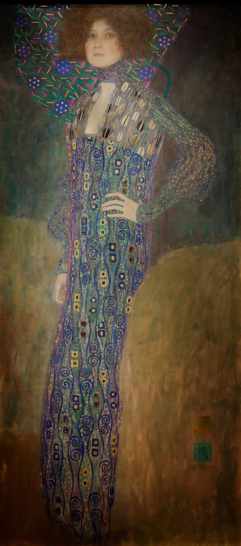 Portrett av Emilie Flöge - Gustav Klimt
