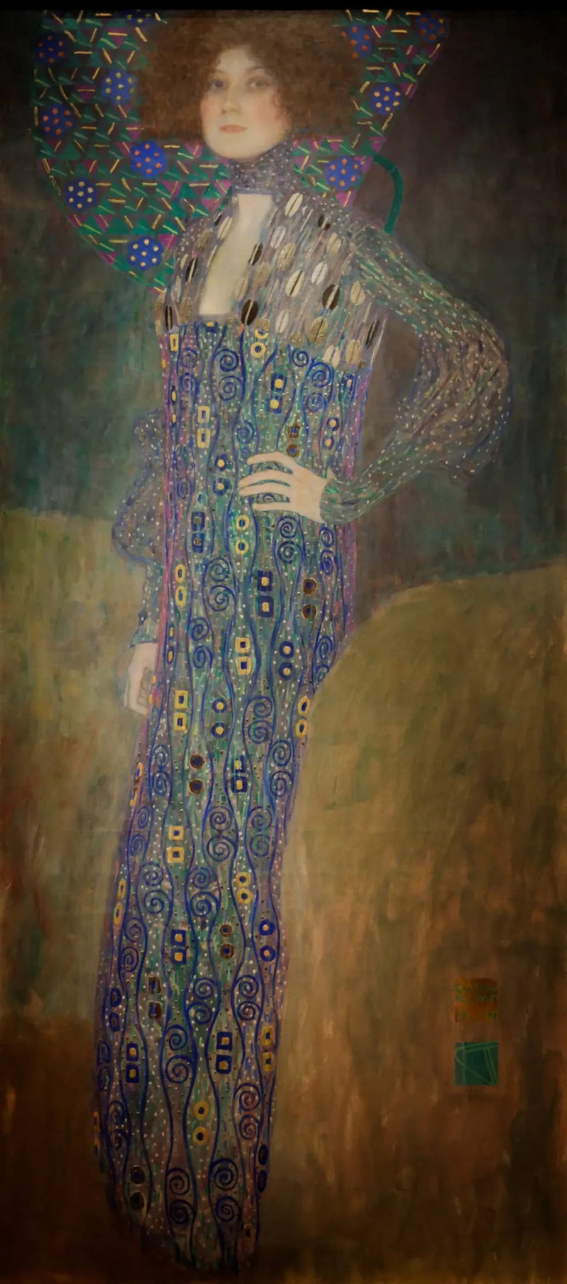 Portrett av Emilie Flöge - Gustav Klimt