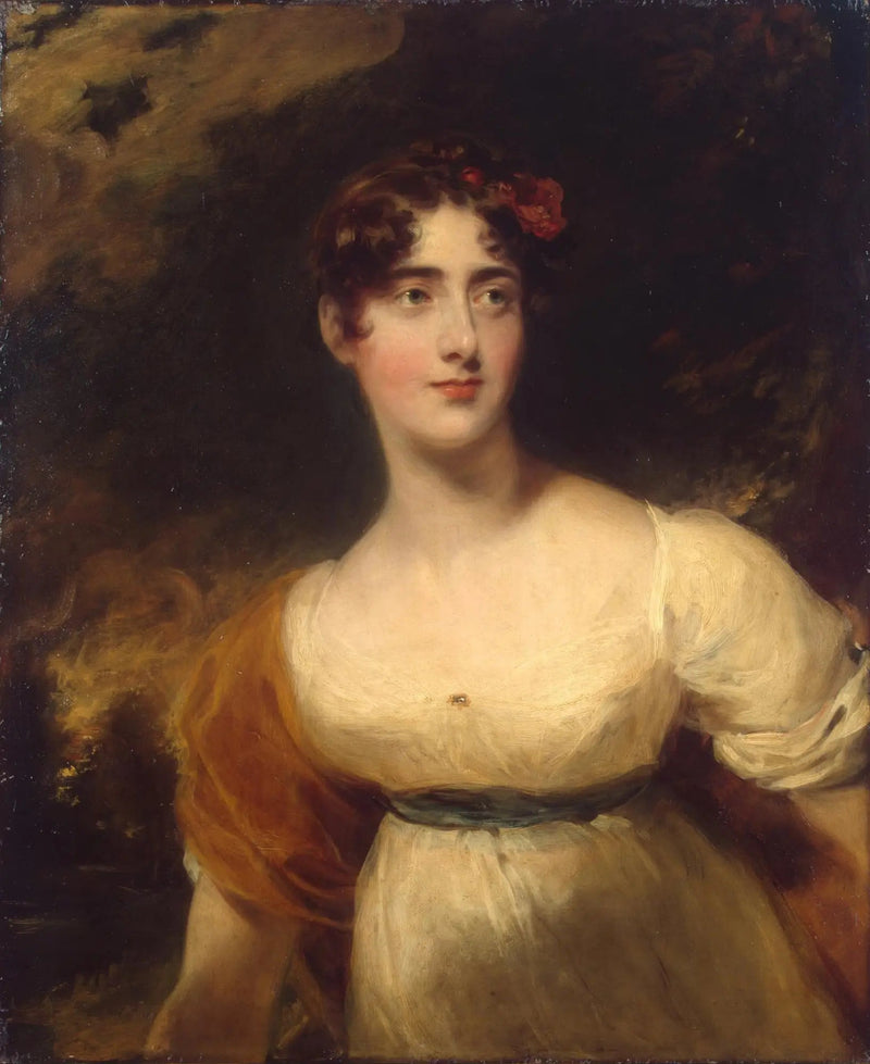 Portrett av Emily Harriet Wellesley-Pole (Lady Raglan) (1792-1881) - Thomas Lawrence