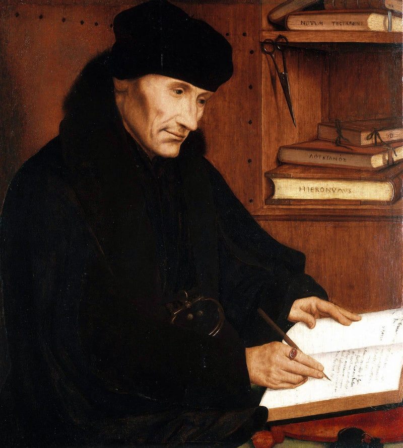 Portrett av Erasmus av Rotterdam (1466–1536) - Quentin Metsys