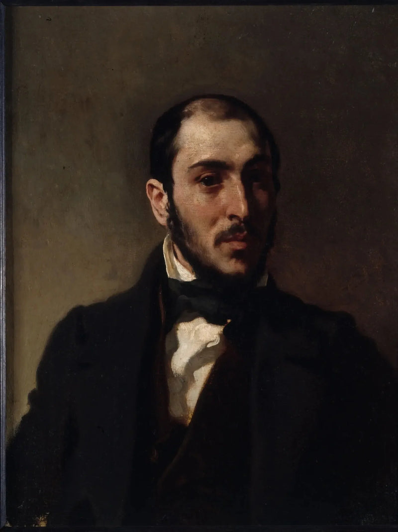 Portrett av Eugène Laval (1818-1896), arkitekt - Eugène Delacroix