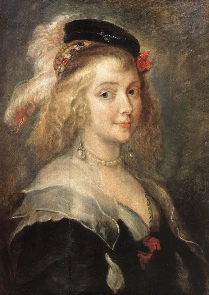 Portrett av Hélène Fourment - Peter Paul Rubens