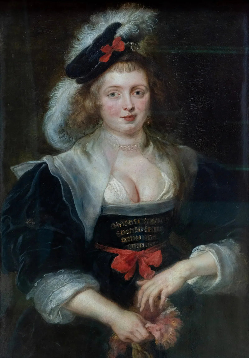 Portrett av Hélène Fourment - Peter Paul Rubens