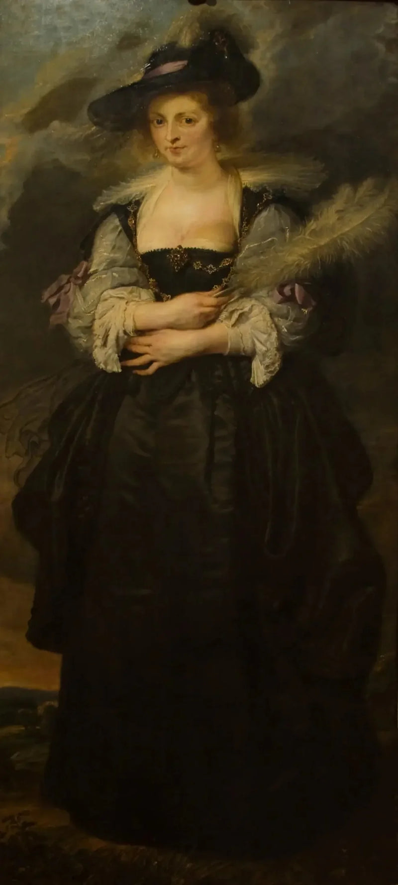 Portrett av Hélène Fourment - Peter Paul Rubens