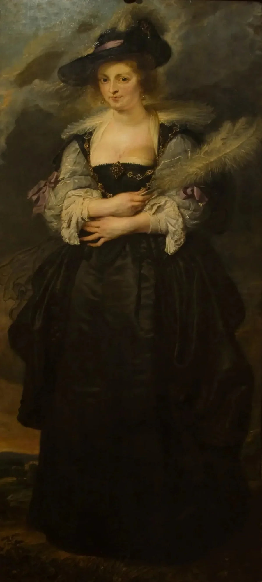 Portrett av Hélène Fourment - Peter Paul Rubens
