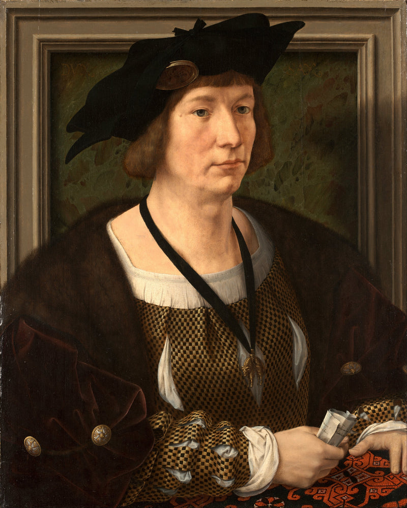 Portrett av Hendrik III, greve av Nassau-Breda - Jan Gossaert