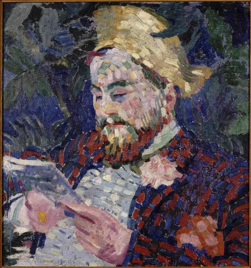 Portrett av Henri Carlier - Robert Delaunay