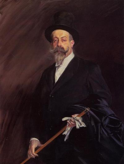 Portrett av Henri Gauthier Villars, alias Willy - Giovanni Boldini