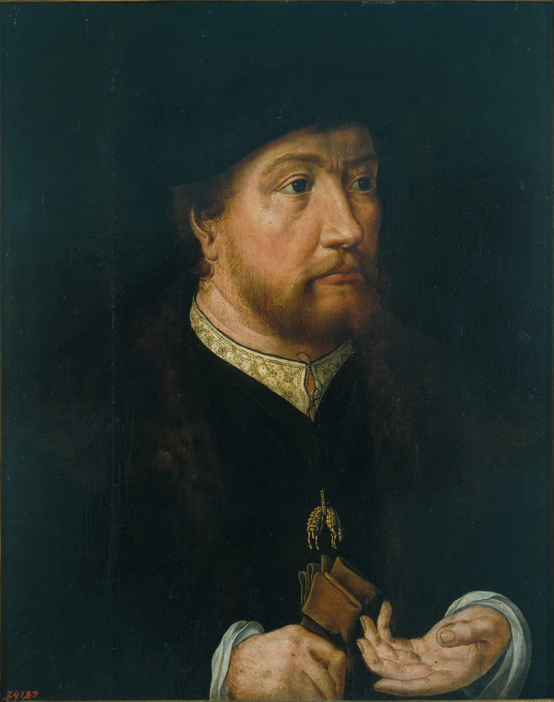 Portrett av Henri III, greve av Nassau - Jan Gossaert