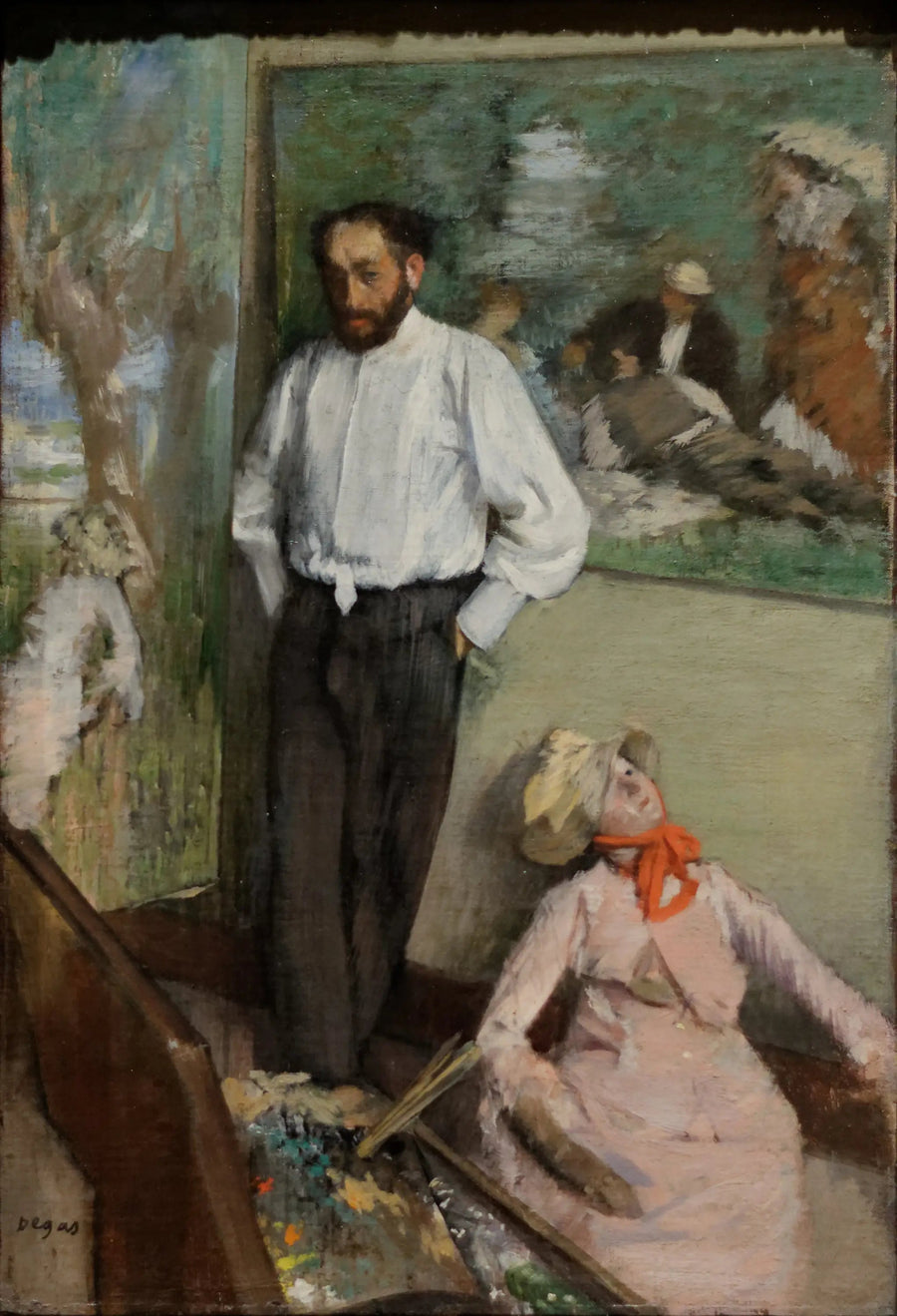 Portrett av Henri Michel-Lévy - Edgar Degas