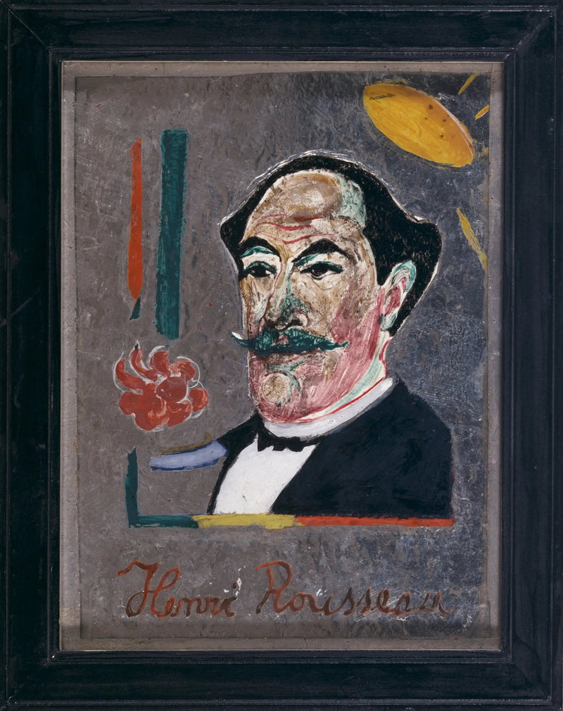Portrett av Henri Rousseau - Franz Marc