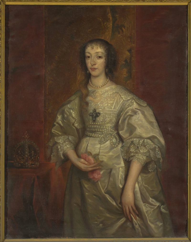 Portrett av Henriette Marie (1609-1699), dronning av England - Antoine van Dyck

Source:
Portrait d'Henriette Marie (1609-1699), reine d'Angleterre - Antoine van Dyck