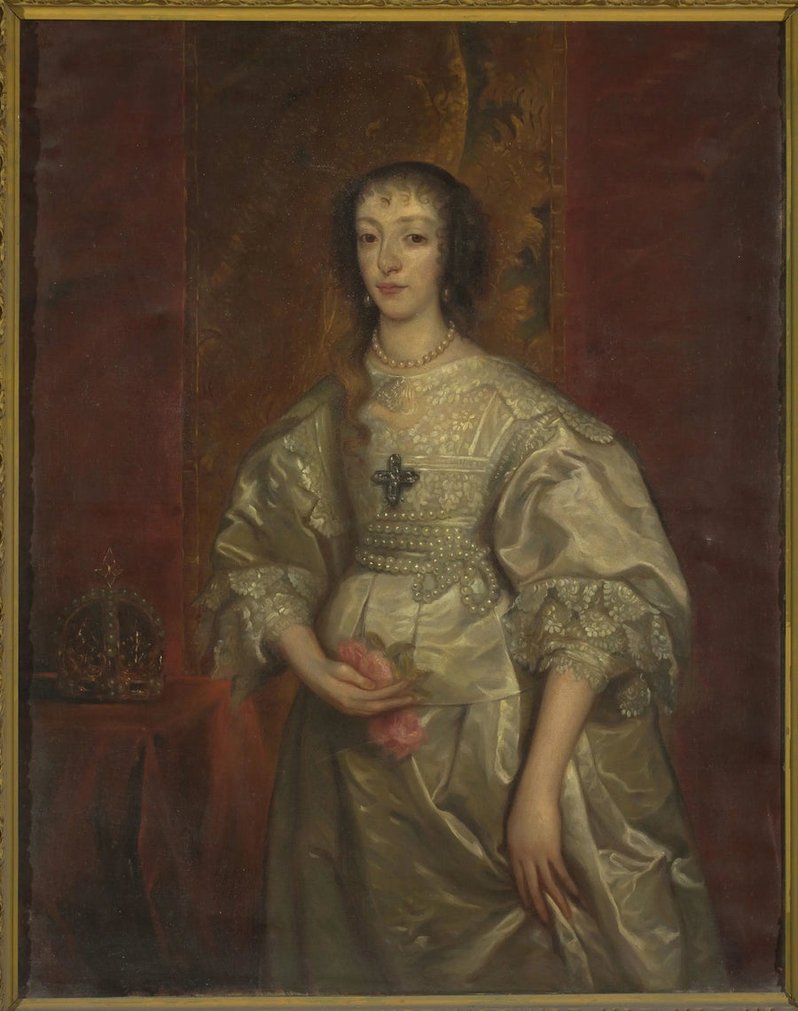 Portrett av Henriette Marie (1609-1699), dronning av England - Antoine van Dyck

Source:
Portrait d'Henriette Marie (1609-1699), reine d'Angleterre - Antoine van Dyck
