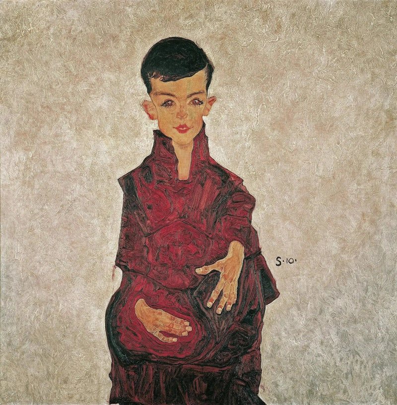 Portrett av Herbert Reiner - Egon Schiele