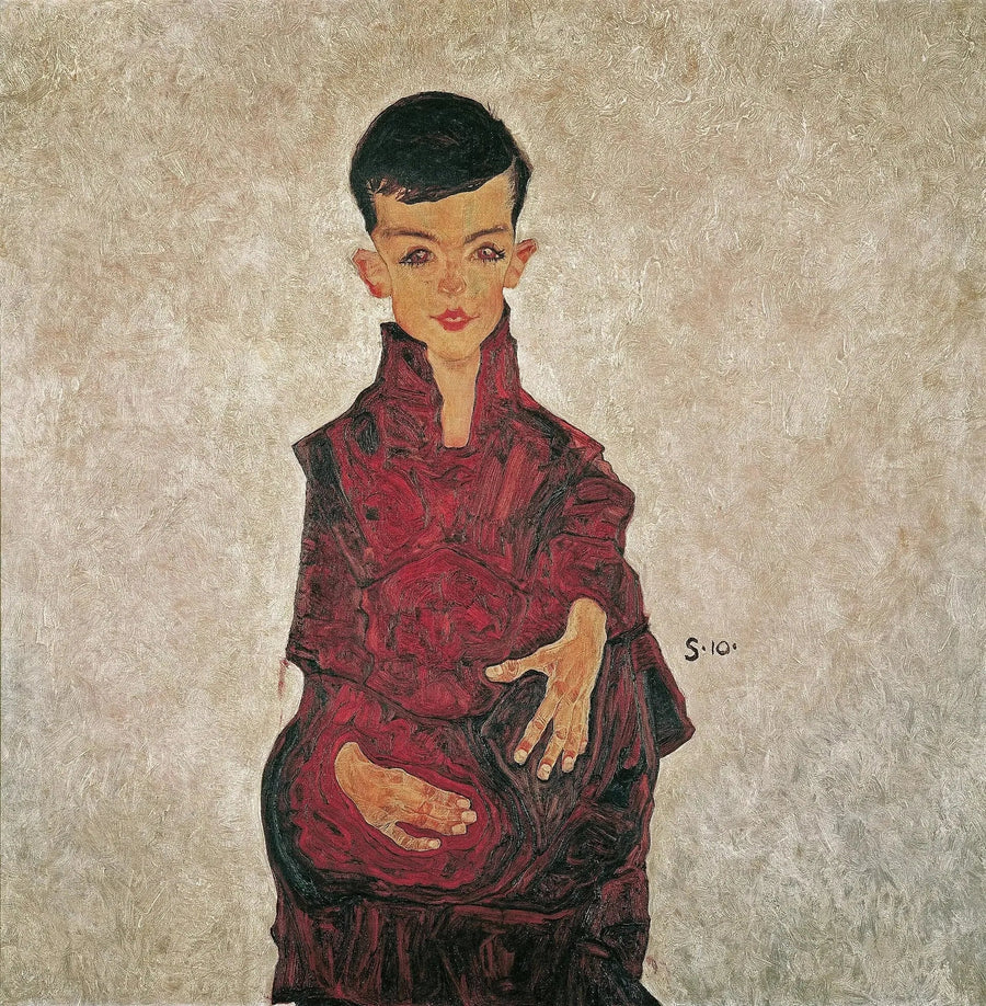 Portrett av Herbert Reiner - Egon Schiele