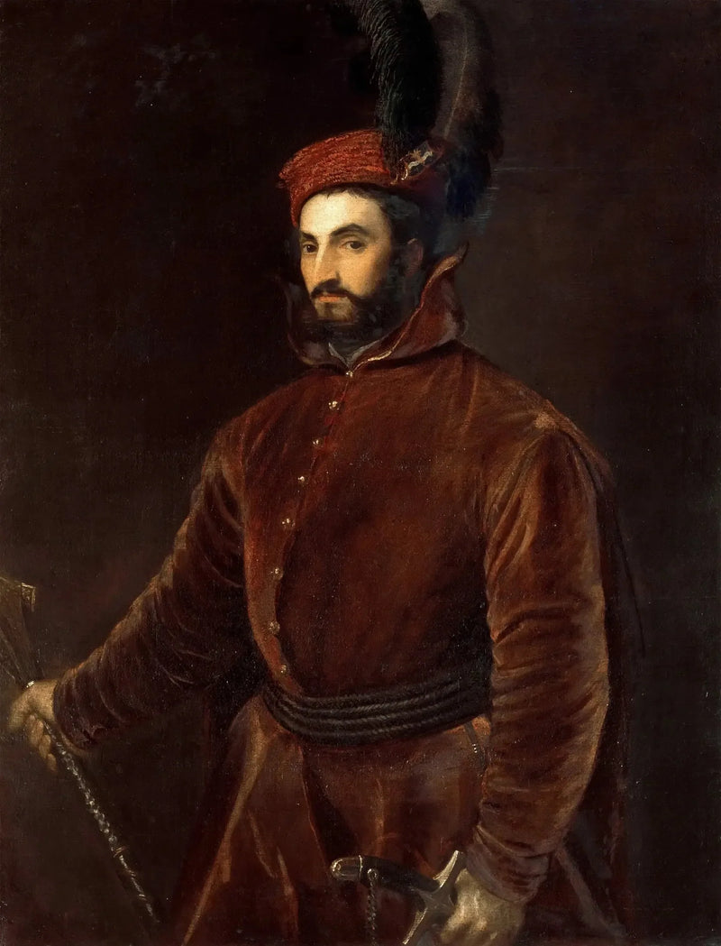 Portrett av Hippolyte de Médicis - Titian