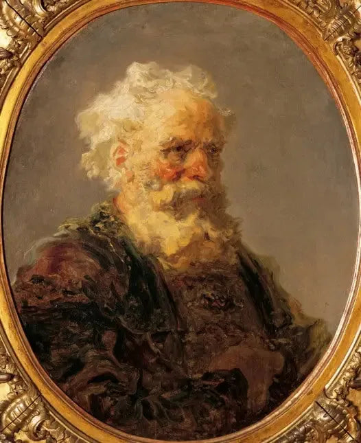 Portrett av en eldre mann - Jean-Honoré Fragonard