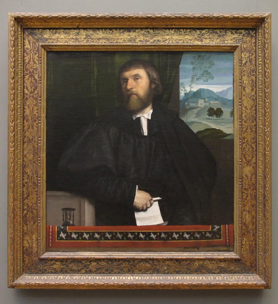 Portrett av en mann - Alessandro Bonvicino