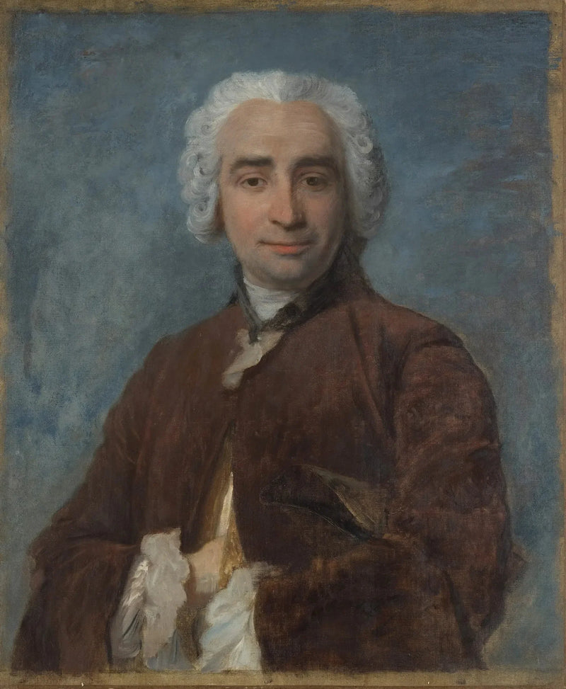Portrett av mann, etter Maurice Quentin de La Tour - Edgar Degas