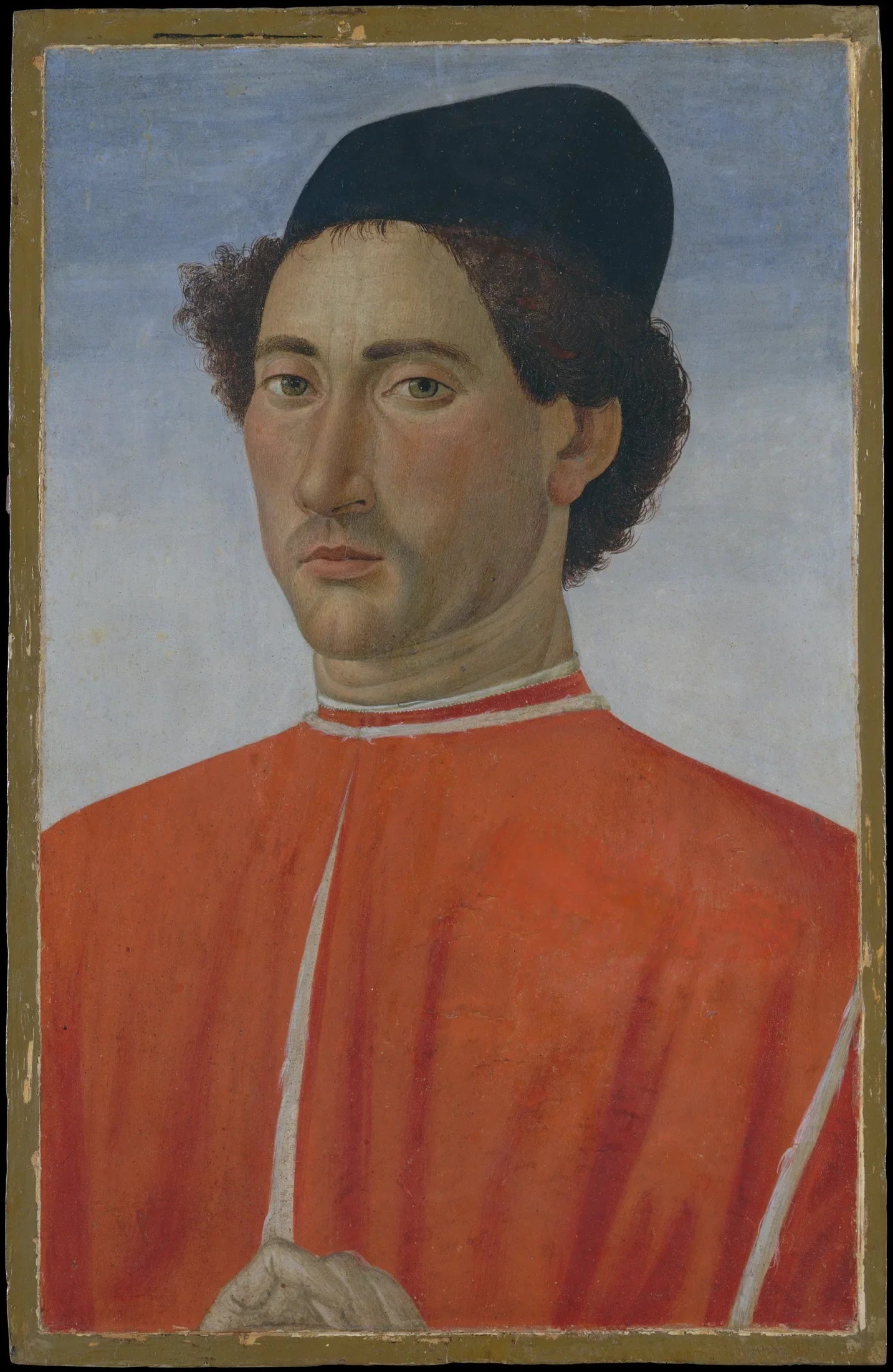 Portrait d'homme - Cosimo Rosselli image 1 reproduction artisanale de tableau