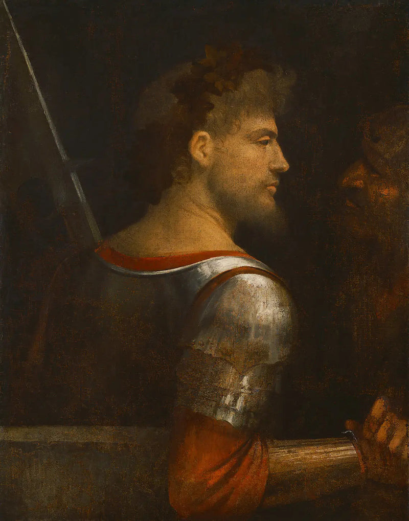 Portrett av en mann i rustning - Giorgione