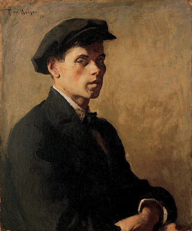 Portrett av en mann - Frank Weston Benson