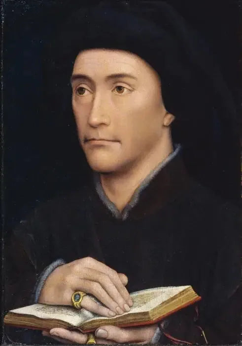 Portrett av en mann (Guillaume Fillastre?) - Rogier van der Weyden