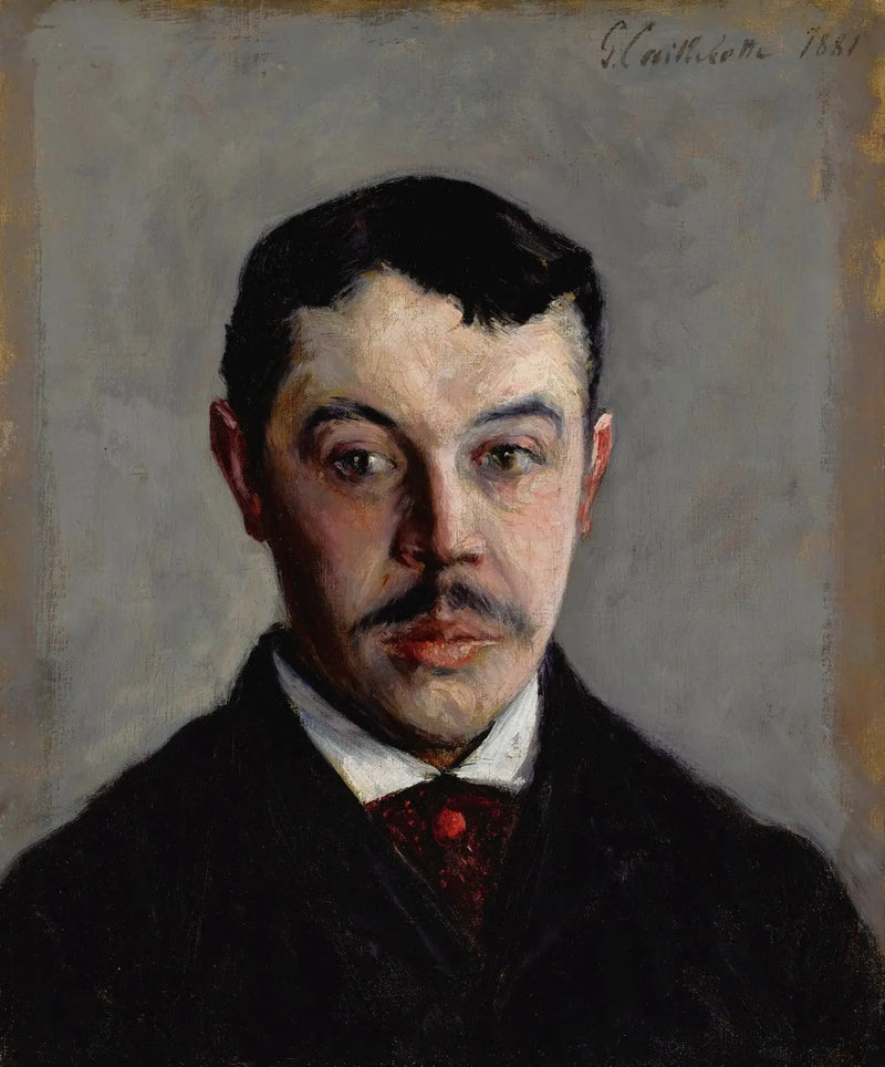 Portrett av mann - Gustave Caillebotte