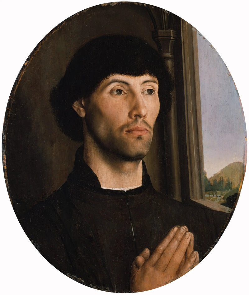 Portrett av en mann - Hugo van der Goes