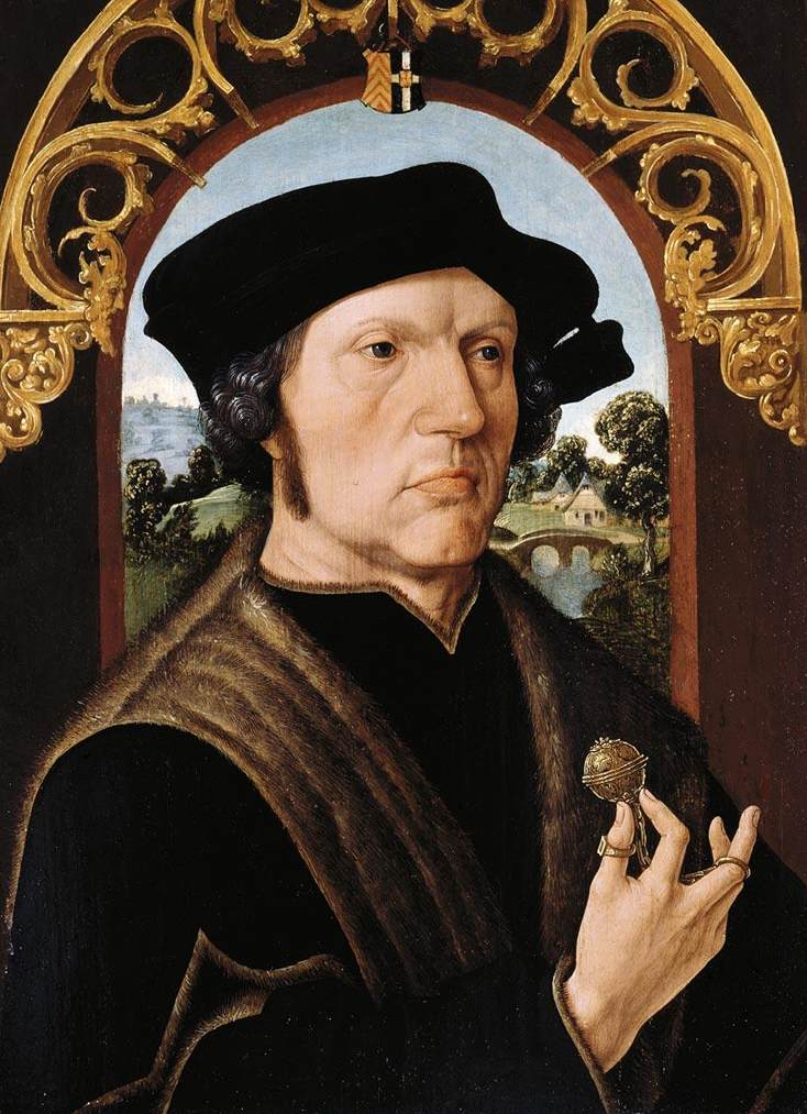 Portrett av en mann - Jacob Cornelisz van Oostsanen