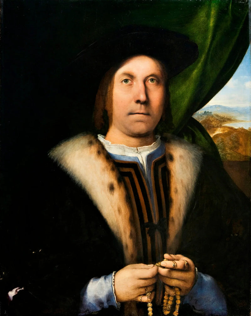 Portrett av en mann - Lorenzo Lotto