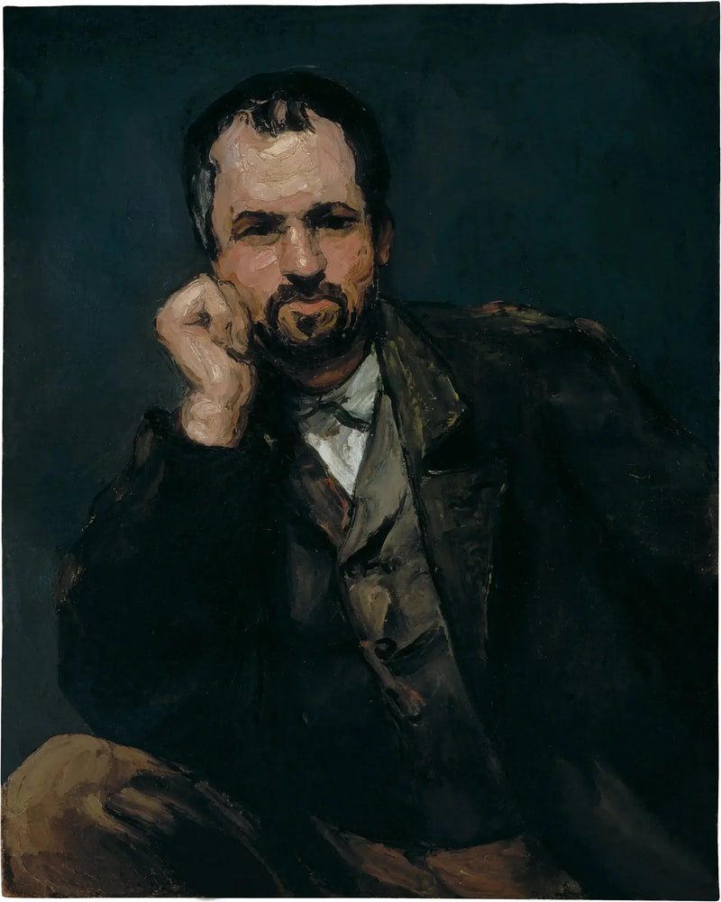 Portrett av en mann - Paul Cézanne