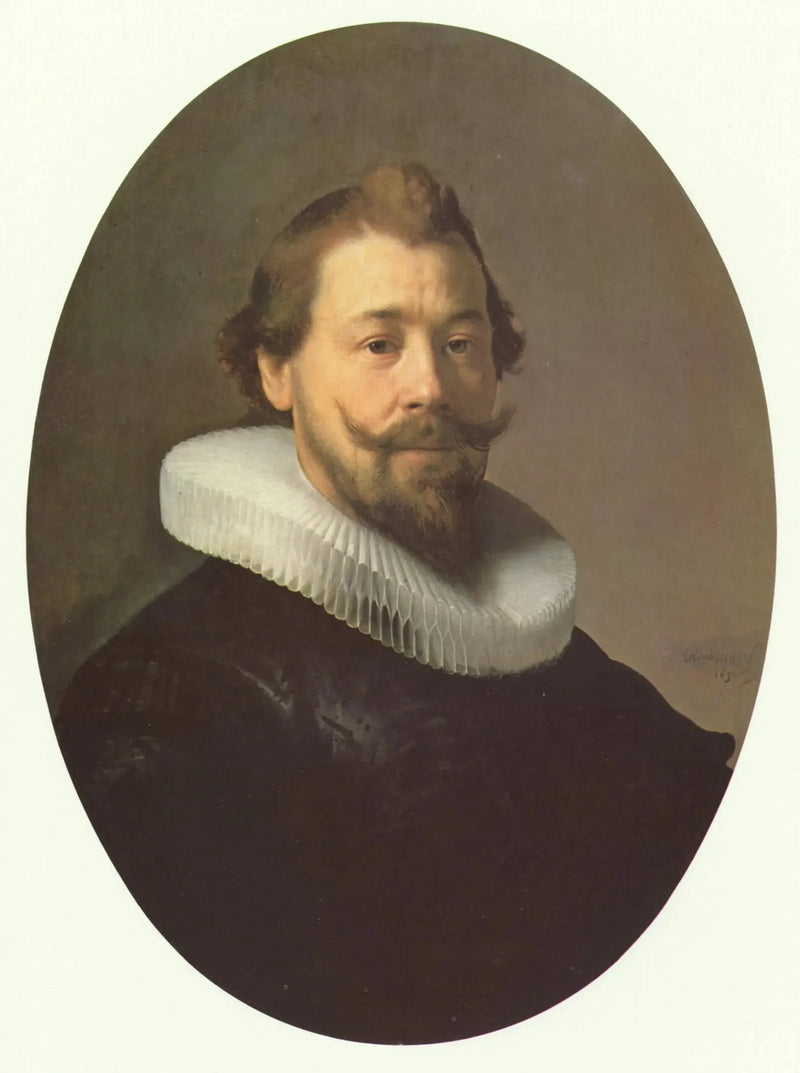 Portrett av en mann. - Rembrandt