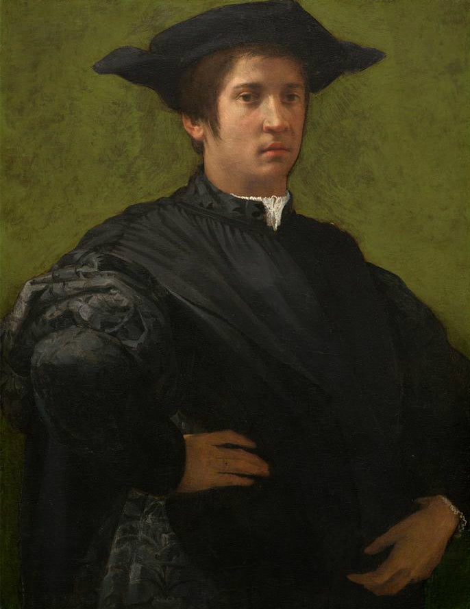 Portrett av en mann - Rosso Fiorentino