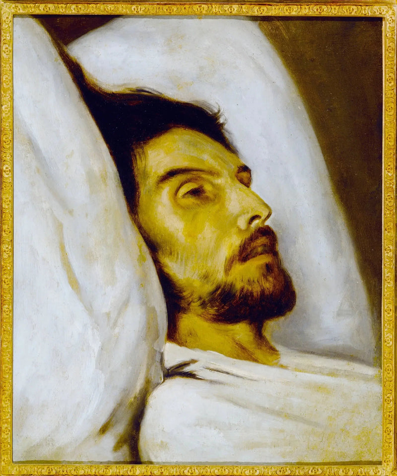 Portrett av en mann på sitt dødsleie, tidligere kalt Armand Carrel - Paul Delaroche

Source:
Portrait d'homme sur son lit de mort, autrefois dit Armand Carrel - Paul Delaroche