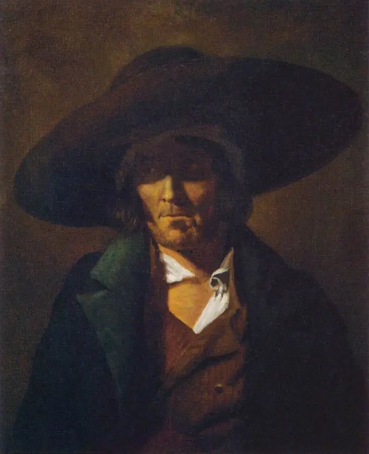Portrett av mann - Théodore Géricault