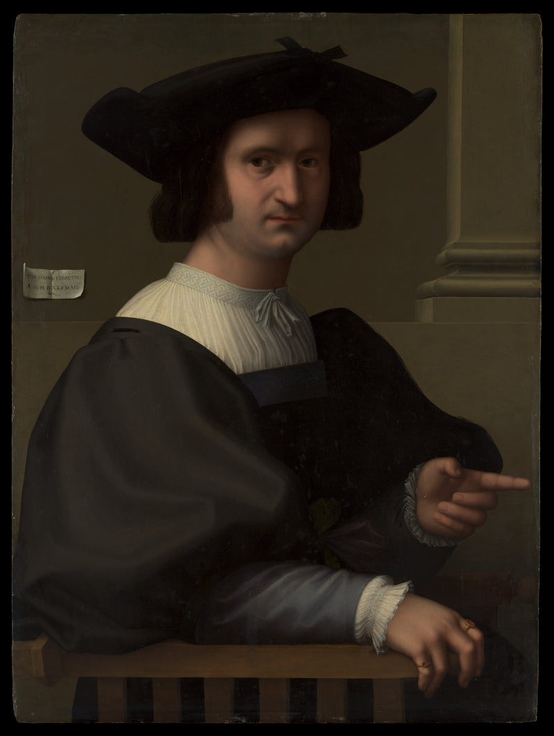 Portrett av en mann - Tommaso Lunetti