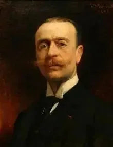 Portrett av Hugues Krafft - Léon Bonnat