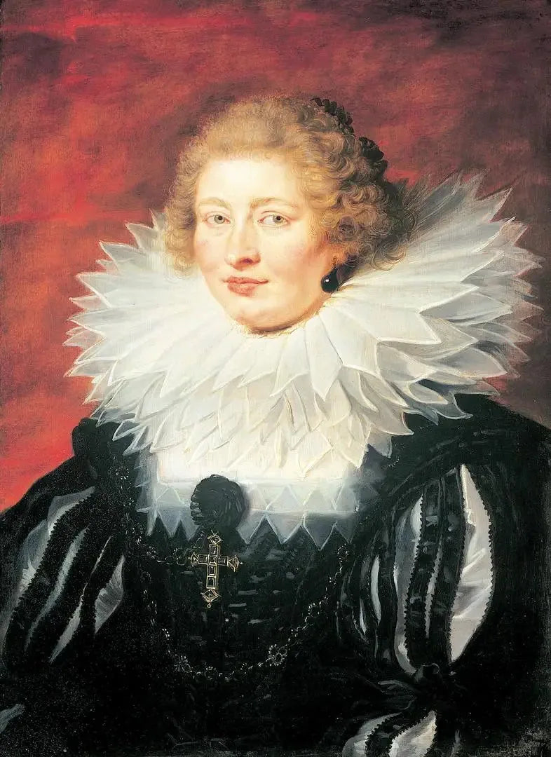 Portrett av Hypolite de Male (?-?), kone av Henri de Vicq, herre av Meulevelt (1573-1651) - Peter Paul Rubens