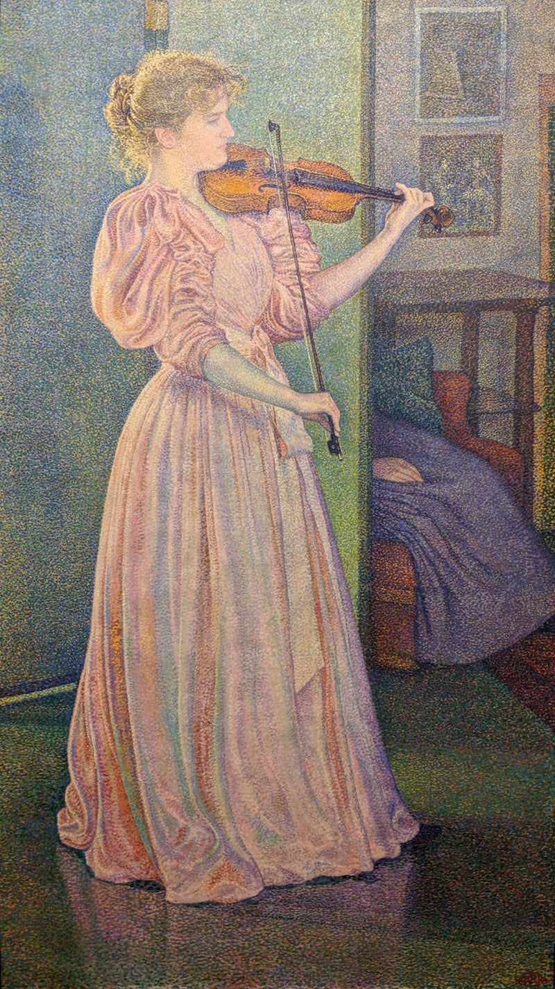Portrett av Irma Sèthe - Théo van Rysselberghe