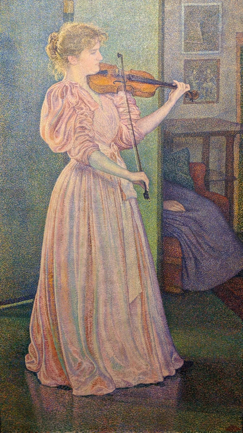 Portrett av Irma Sèthe - Théo van Rysselberghe