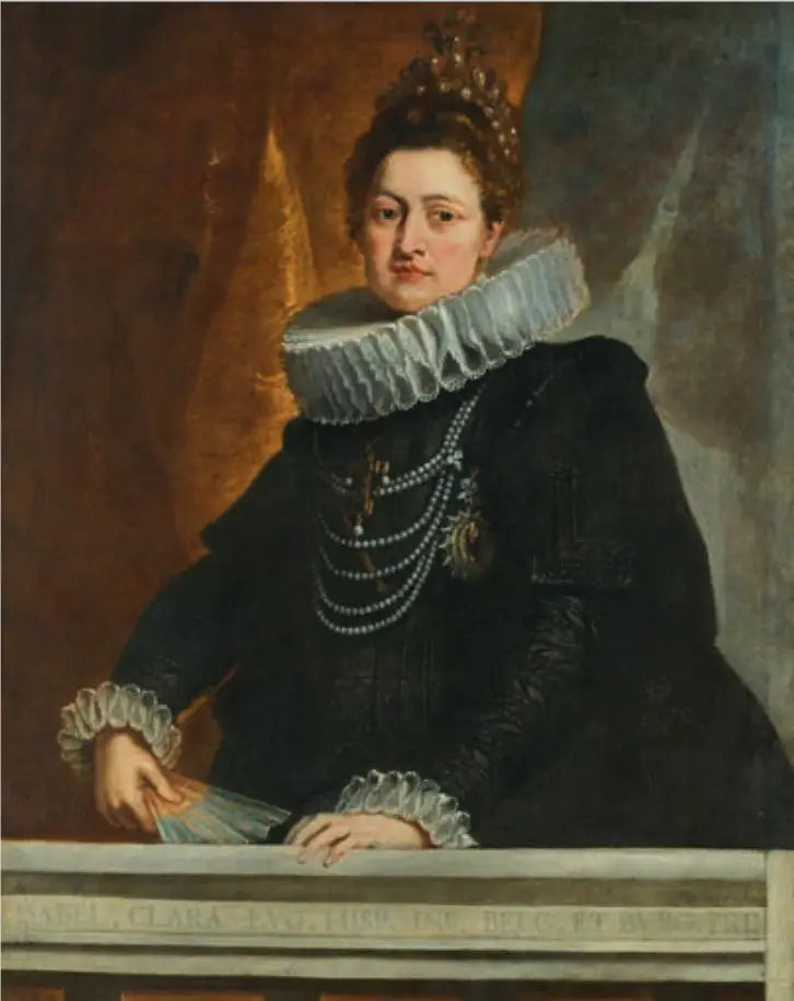 Portrett av Isabella Clara Eugenia - Peter Paul Rubens